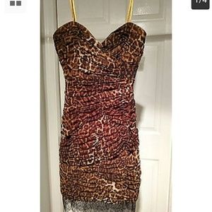 New with tags bcbg max azria "Bovary" size 2. Leop